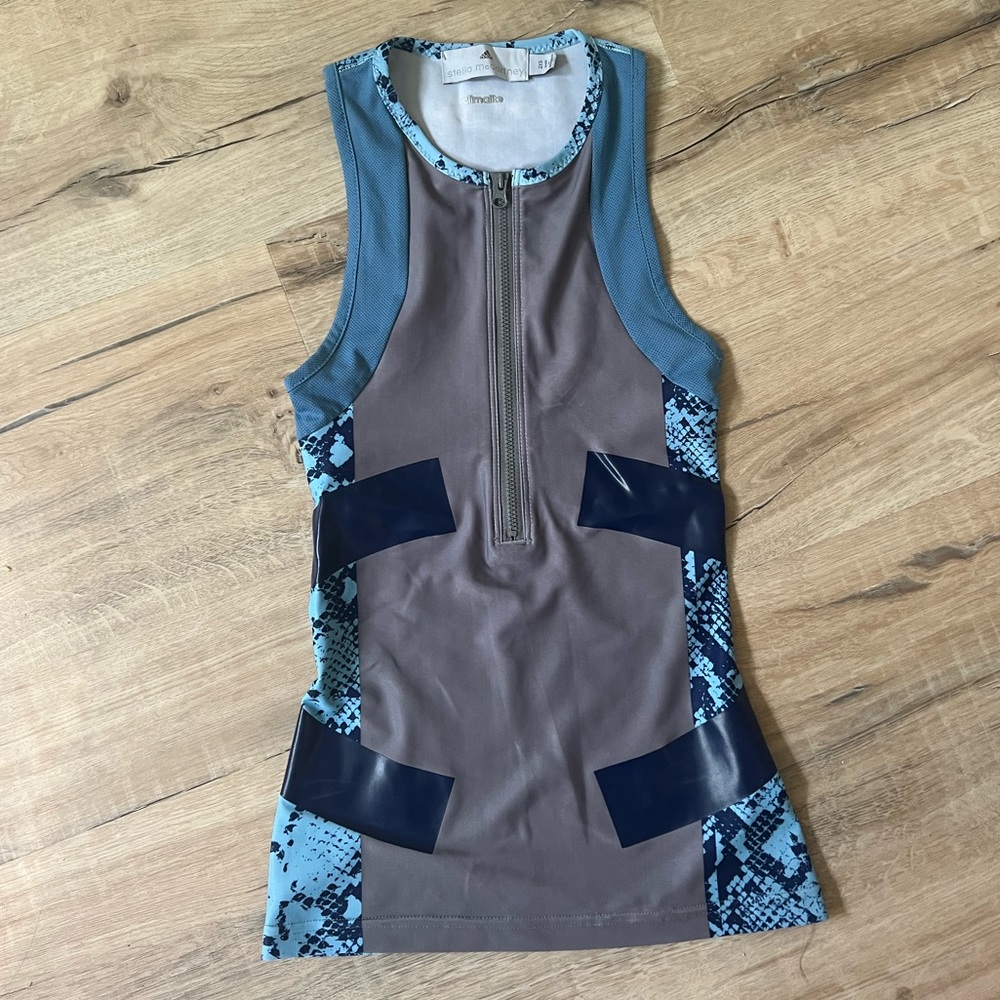 Adidas by Stella McCartney blue too tank 2xs - Picture 1 of 3